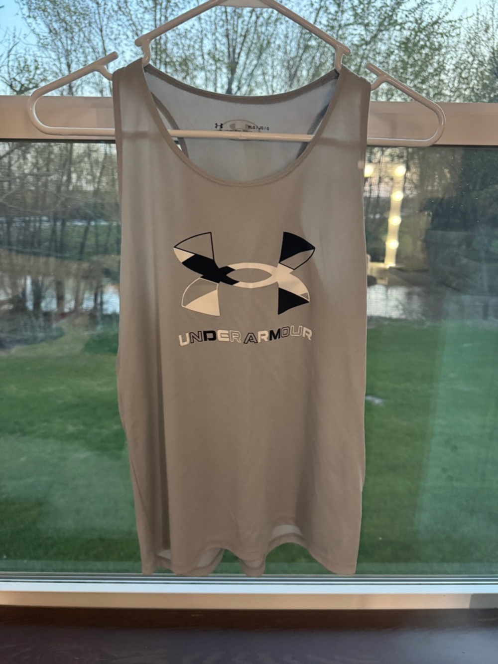Under Armour Gray HeatGear Logo Tank